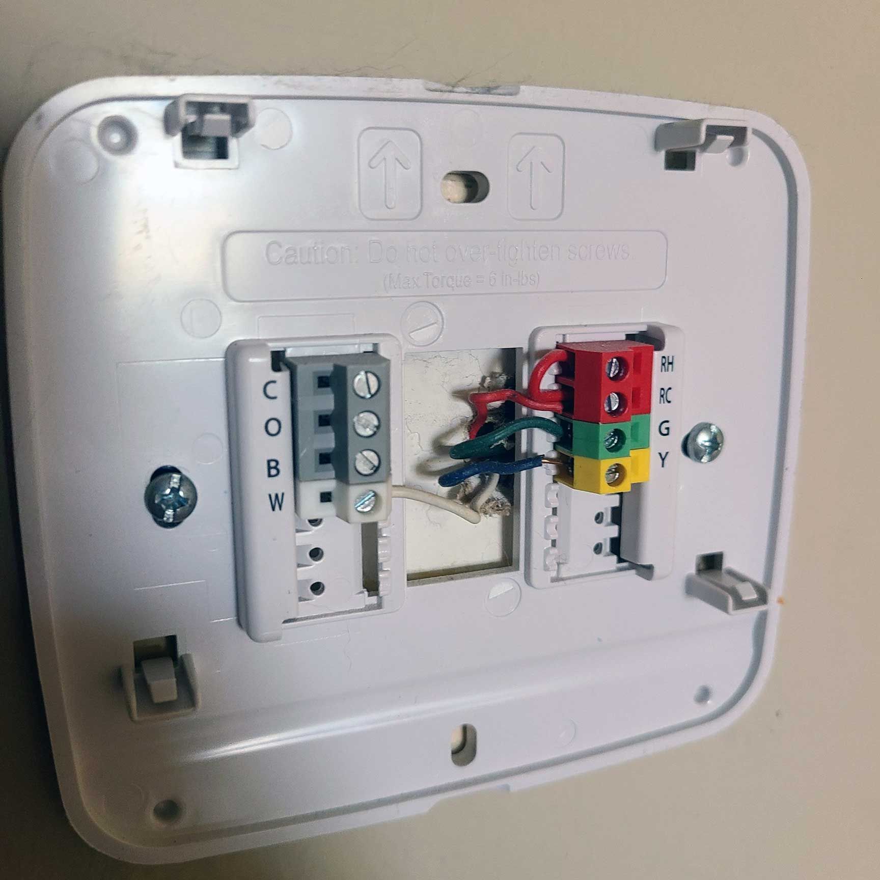 Thermostat before Installation in Palm Beach Gardens